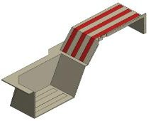 W 1045-1265 Left Hand Moulded Step