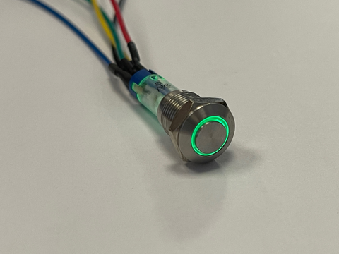 W 3550-228 Green Momentary Switch for Work Lights