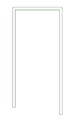 W 4505-101621 Left Hand Inner Side Door Frame