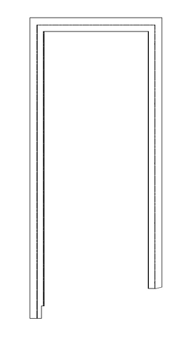 W 4505-104921 Left Hand Outer Side Door Frame