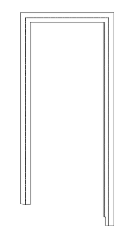 W 4505-104922 Right Hand Outer Side Door Frame