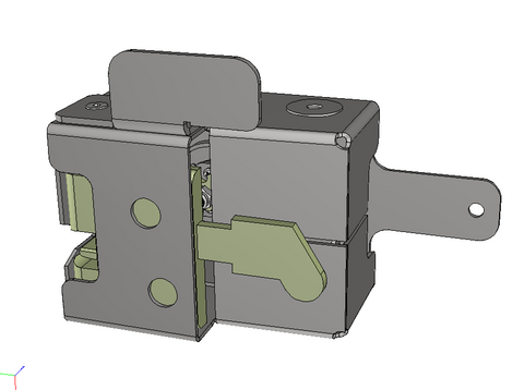W 4505-110521 Complete Side Door Locking System - Left Hand