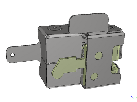 W 4505-110522 Complete Side Door Locking System - Right Hand