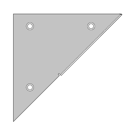 W Waitrose Left Hand Step Tread Plates