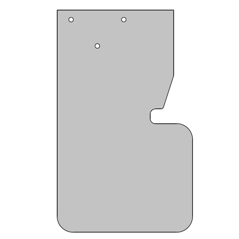 W 4505-138792 Right Hand Spray Suppression Flap