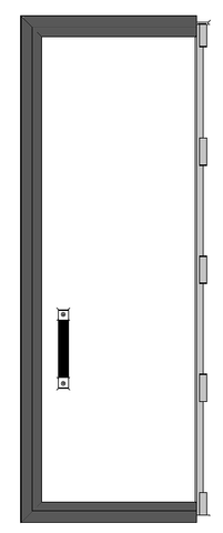W 4505-14621 Freezer Compartment Door