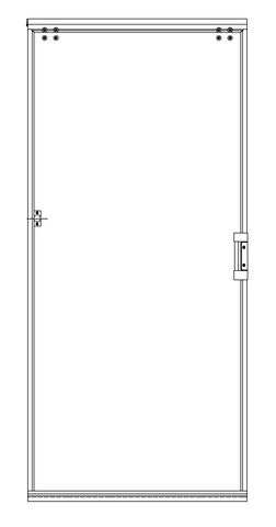 W 4505-14799RH Right Hand Internal Sliding Door