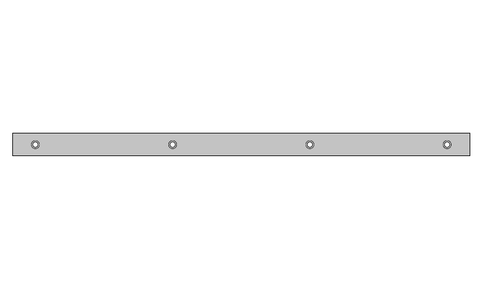 W 4505-14844 Waitrose Curved Tread Plate