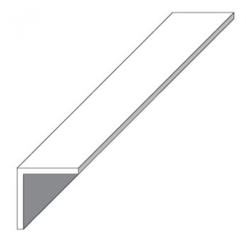 W 6020-195 Ally Angle Bottom Wall Capping Front Side Wall 1307mm